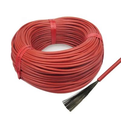 Buon prezzo Coperte elettriche che fondono la gomma di silicone della fibra del carbonio del cavo di riscaldamento 18K isolato 20ohm Online